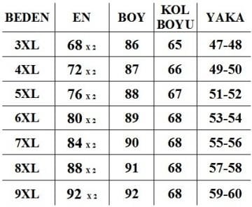 Büyük Beden Oxford Gömlek G334