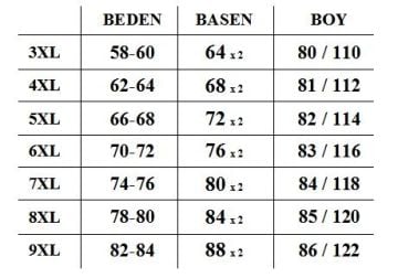 Büyük Beden Erkek Eşofman E206