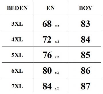 Büyük Beden V-Yaka T-Shirt T102