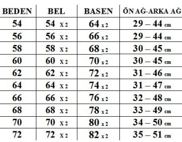 Büyük Beden Erkek Pantolon PN52