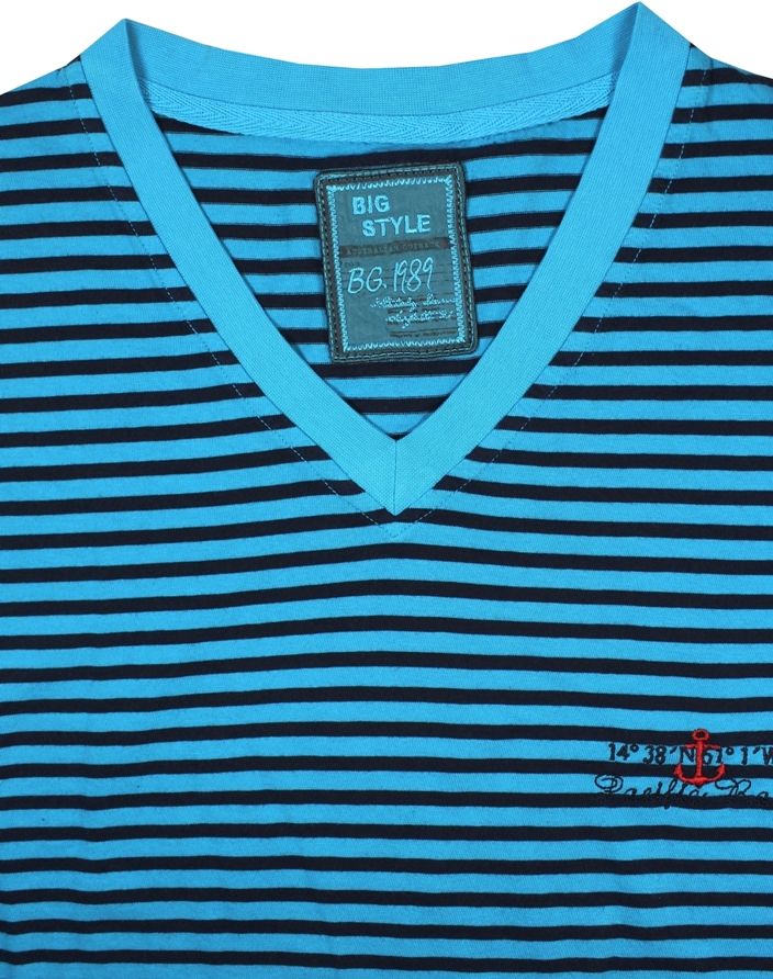 Büyük Beden V-Yaka T-Shirt T137