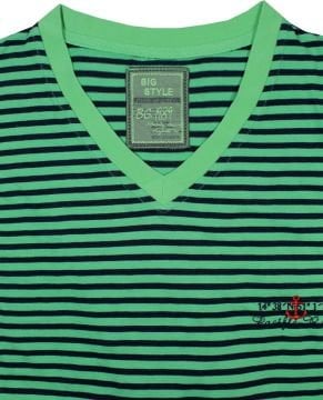 Büyük Beden V-Yaka T-Shirt T142