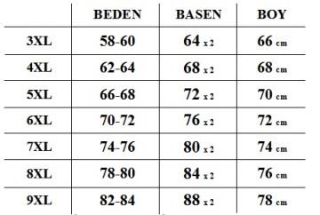Büyük Beden Erkek Penye Şort  PS25
