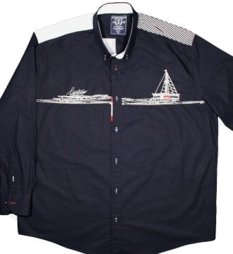 Büyük Beden Marine Gömlek G311