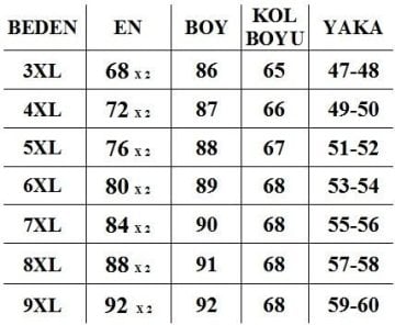 Büyük Beden Erkek Gömlek G395