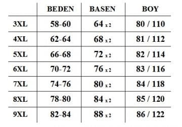 Büyük Beden Erkek  Eşofman E207