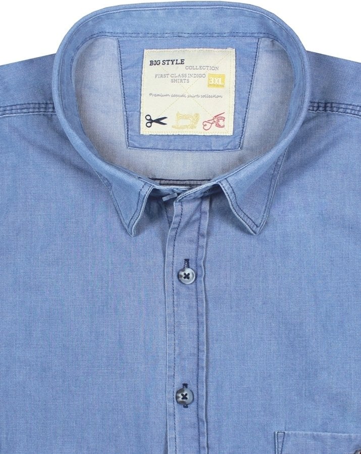 Büyük Beden Kot Gömlek G344